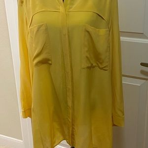 Chico's black label silk blouse size 3 NWT